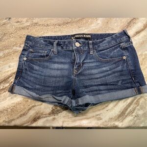 Express Blue Jean Shorts